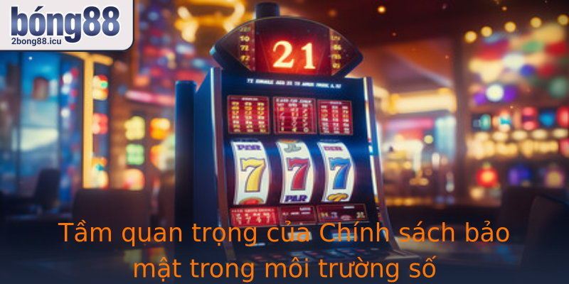 Tầm quan trọng của Chính sách bảo mật trong môi trường số